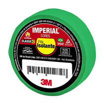 FITA ISOLANTE IMPERIAL CORES VERDE 18MMX20M - 3M