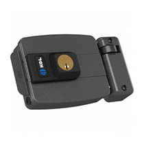 FECHADURA C90 ELETRICA CTRL - AD AJ RFID CINZA - HDL