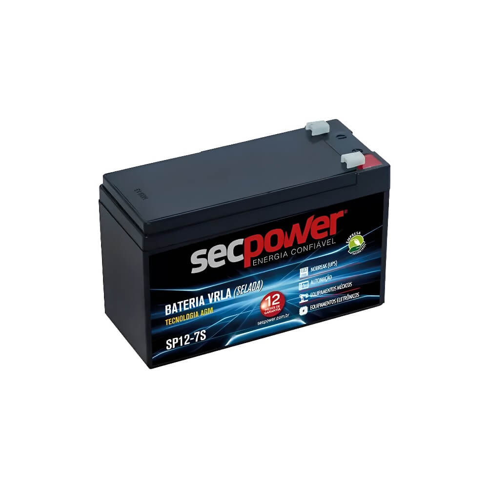 Bateria selada VRLA 12 V 7 Ah, Sealed Batteries VLRA - 12 V, Batteries, Residential, Critical Power